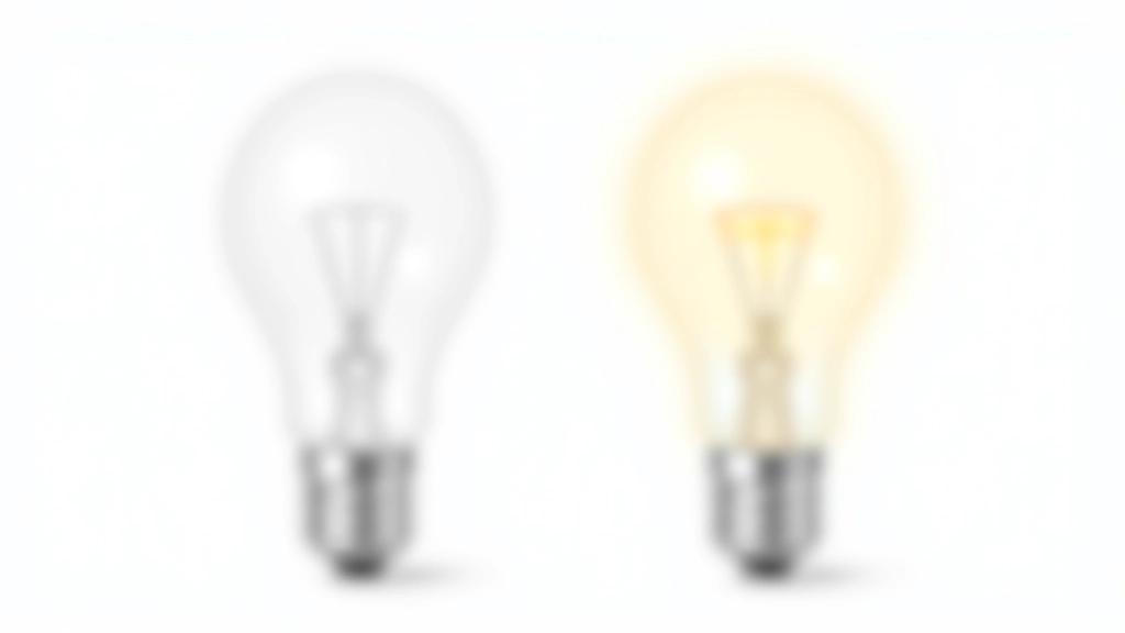 Ampoules LED modernes à côté d'ampoules incandescentes anciennes pour comparaison
